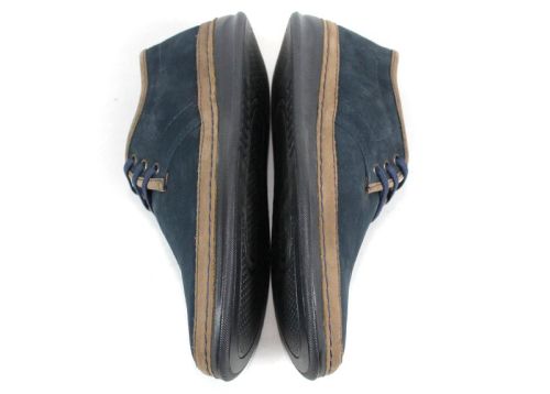 Преоценени мъжки обувки в тъмно син - Модел Филип.