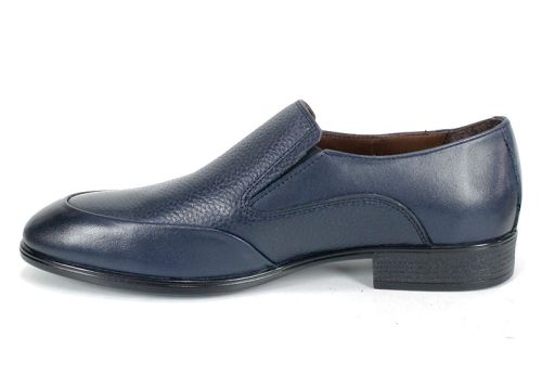 Мъжки официални обувки Aurelio Forma от естествена кожа в тъмно син цвят