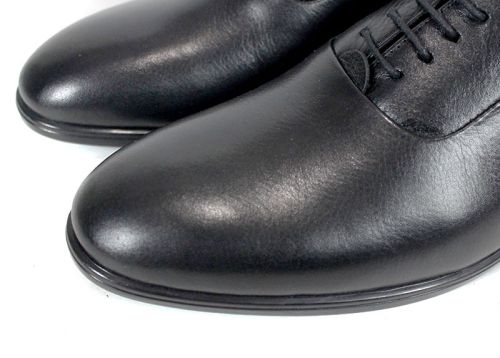 Мъжки официални обувки Enzo Classa от естествена кожа в черен цвят