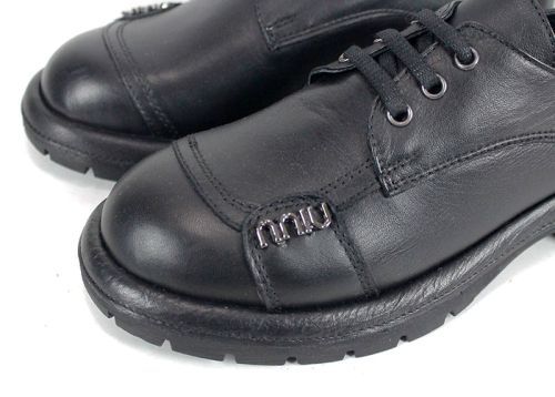 Дамски ежедневни обувки Alma Walk от естествена кожа в черен цвят