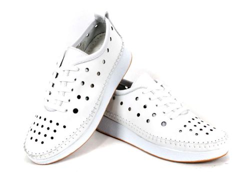 Дамски кожени летни обувки Elia Move олекотено ходило