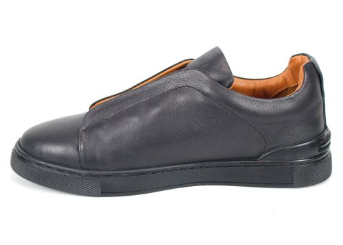 Modo Plain – мъжки ежедневни обувки от естествена кожа в черно