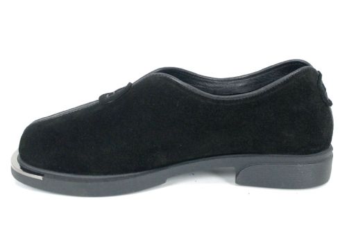  дамски меки обувки от черен велур - модел Elara Style