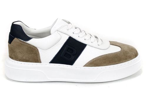 Strado Verin – мъжки спортно-ежедневни обувки от естествена кожа в бяло