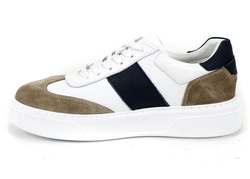 Strado Verin – мъжки спортно-ежедневни обувки от естествена кожа в бяло