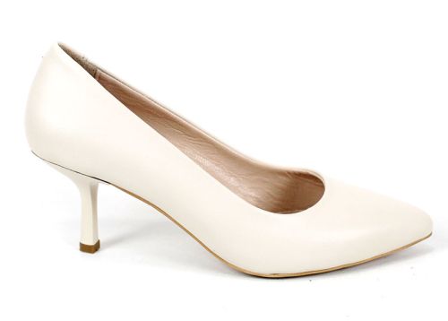 Orlena Vivo – дамски стилето обувки от естествена кожа в цвят шампанско