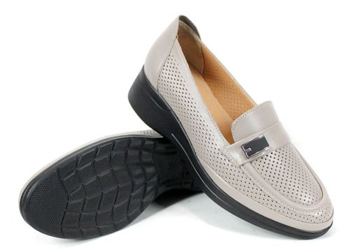 pantofi dama vara vizon perforati confortabili Eloria Form