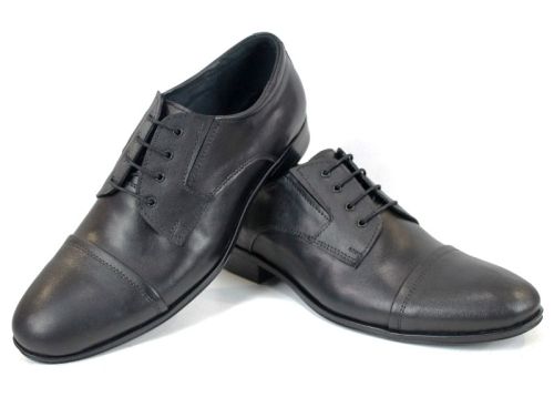 Мъжки официални обувки в черно, модел Джино.