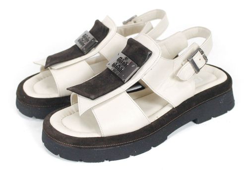 Sorella Vanta – дамски сандали от естествена кожа с масивно ходило