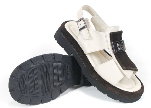 Sorella Vanta – дамски сандали от естествена кожа с масивно ходило