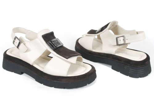 Sorella Vanta – дамски сандали от естествена кожа с масивно ходило