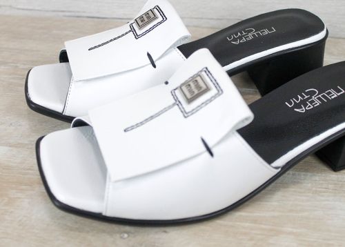 чехли естествена кожа летни дамски