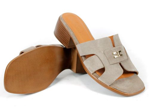 Стилен ежедневен комфорт с цвят визон – Liora Vento велурени дамски чехли