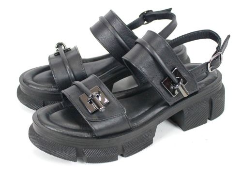 Ardelle Nova – дамски сандали от естествена кожа в черно