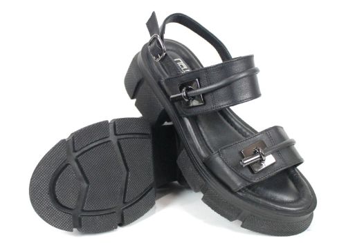 Ardelle Nova – дамски сандали от естествена кожа в черно