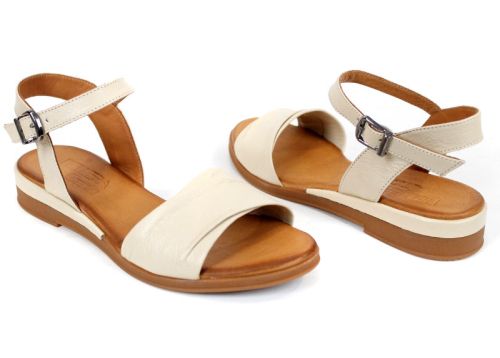 летни дамски сандали естествена кожа комфорт