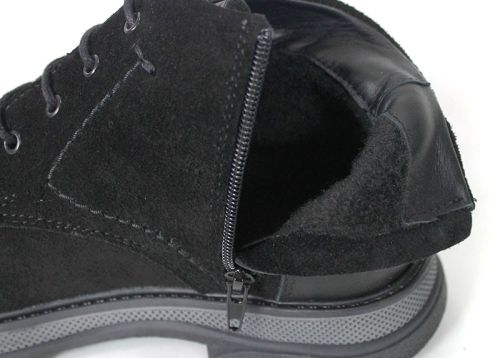 Antonio Velasco Men's Chukka Boots – Black Genuine Suede and Leather