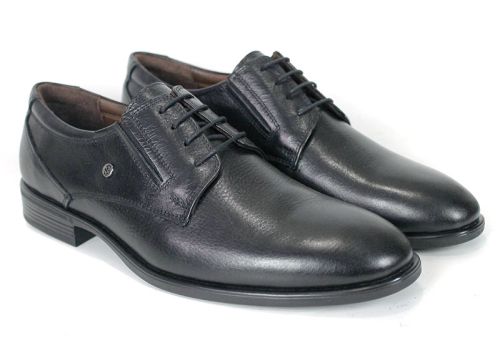 Matteo Ferri – Men's Formal Shoes in Black Genuine Leather