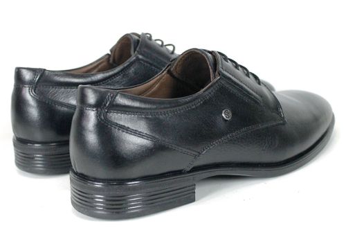 Matteo Ferri – Men's Formal Shoes in Black Genuine Leather