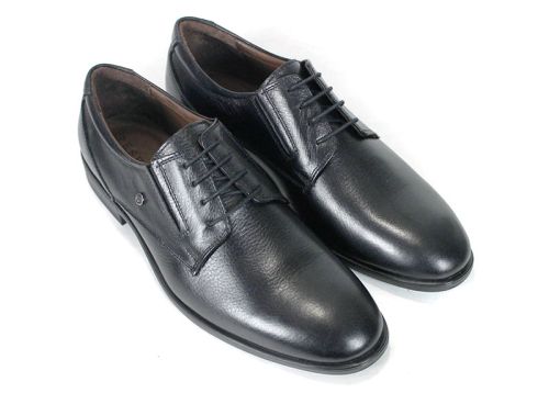 Matteo Ferri – Men's Formal Shoes in Black Genuine Leather