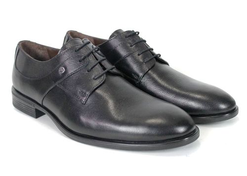 Adriano Morelli – Men's Formal Shoes in Black Genuine Leather