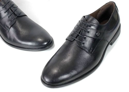 Adriano Morelli – Men's Formal Shoes in Black Genuine Leather