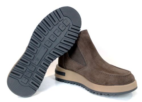 Elena Vieri Women's Chelsea Boots – Dark Brown Genuine Suede