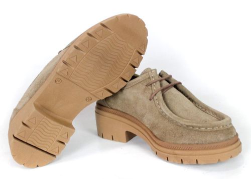 Francesca Morelli – Women’s Suede Loafers in Mustang