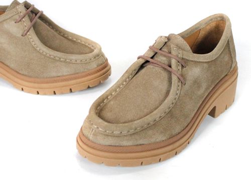 Francesca Morelli – Women’s Suede Loafers in Mustang