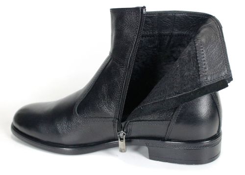 Matteo Bellori – Men's Formal Ankle Boots in Black Genuine Leather